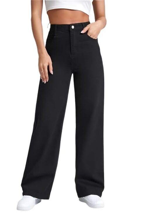 Oversized Loose Fit Casual Wear Denim Jeans for Women