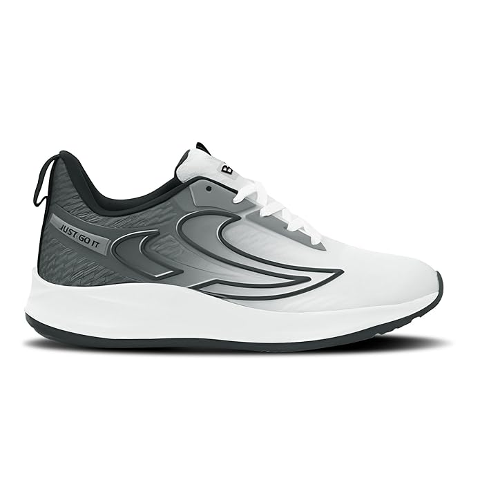 Lite Sport Shoes Running Shoes for Men- White - Image 3