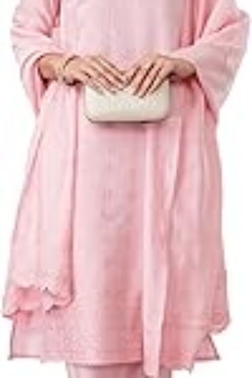 Women’s Embroidered Kurta Pant Set with Dupatta