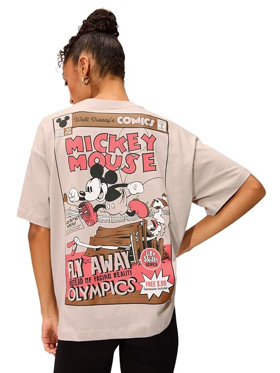 Graphic Printed Cotton Oversized T-Shirts