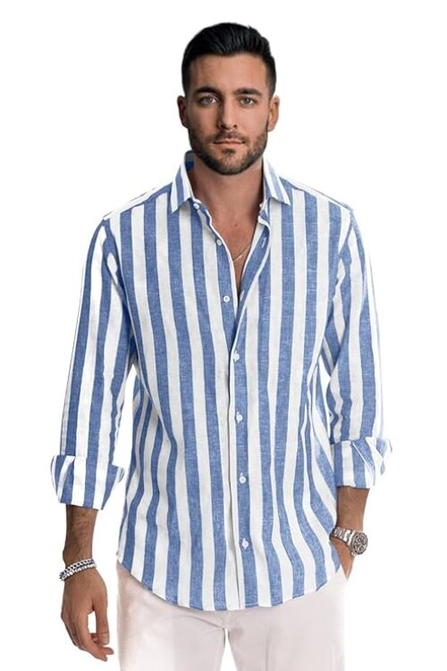 Men’s Casual Shirts|| Linen Cotton Lining Shirts for Men