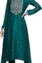 Women's Silk Relaxed Fit A Line Kurta