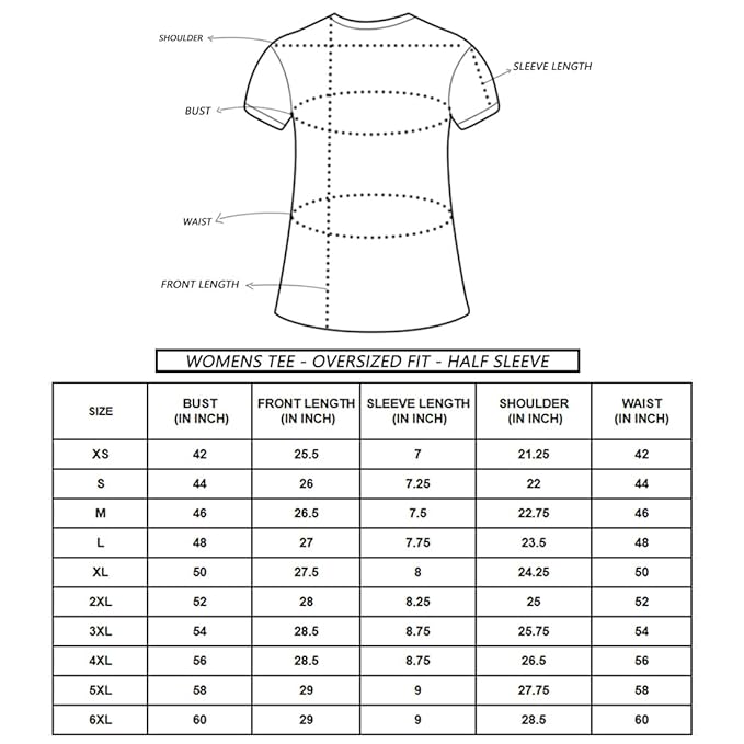 Graphic Printed Oversized Fit Half Sleeve Round Neck Cotton Jersey T-Shirt - Image 4
