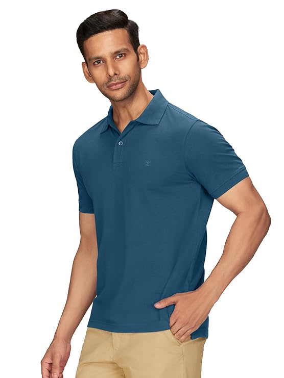 Nova 100% Combed Cotton Regular Fit Polo T-Shirt - Image 3