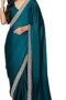 Women's Satin Solid Ready To Wear one Minute Saree With Unstitched Blouse Piece (RTWRADHA1001_RX_Parent)