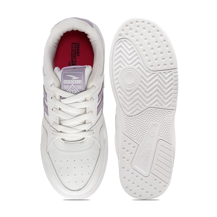 Casual Mid Top Sneakers,Stylish and Trendy Shoes with Laces for Women - Image 3