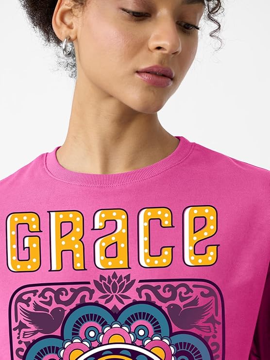 Aladin: Her Grace Women Oversized T-Shirts - Image 2