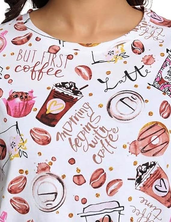 Regular Fit Printed Half Sleeves T-Shirt for Women - Image 2
