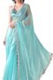 Women's Poly Chiffon Saree