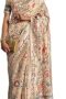 Women's Silk Blend Bandhani Print Kanjivaram Saree Saree With Unstitched Blouse Piece